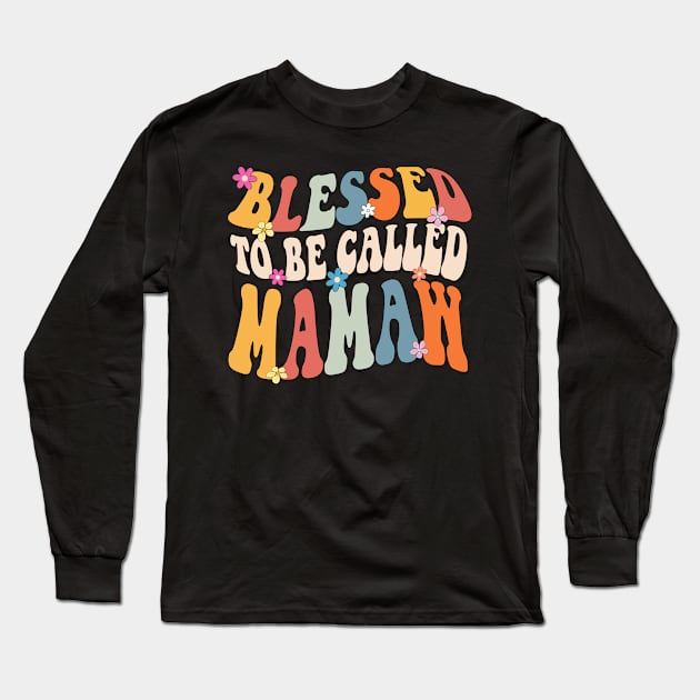 Mamaw Blessed to be called mamaw Long Sleeve T-Shirt by Bagshaw Gravity